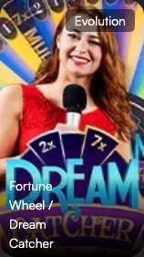 ปกเกม Fortune Wheel / Dream Catcher โดย Evolution